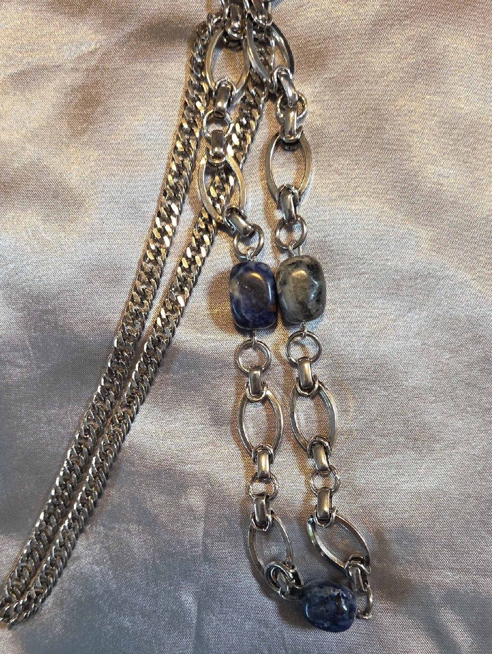 Layered Chain Phone Wristlet - Picture 5 of 7